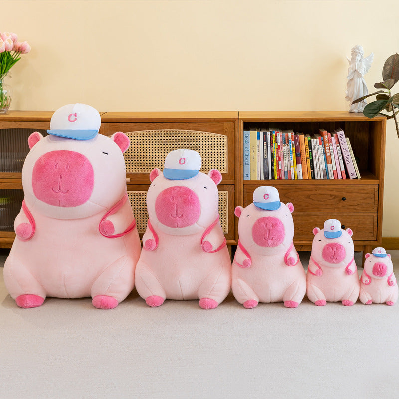 Pink Baseball Capybara